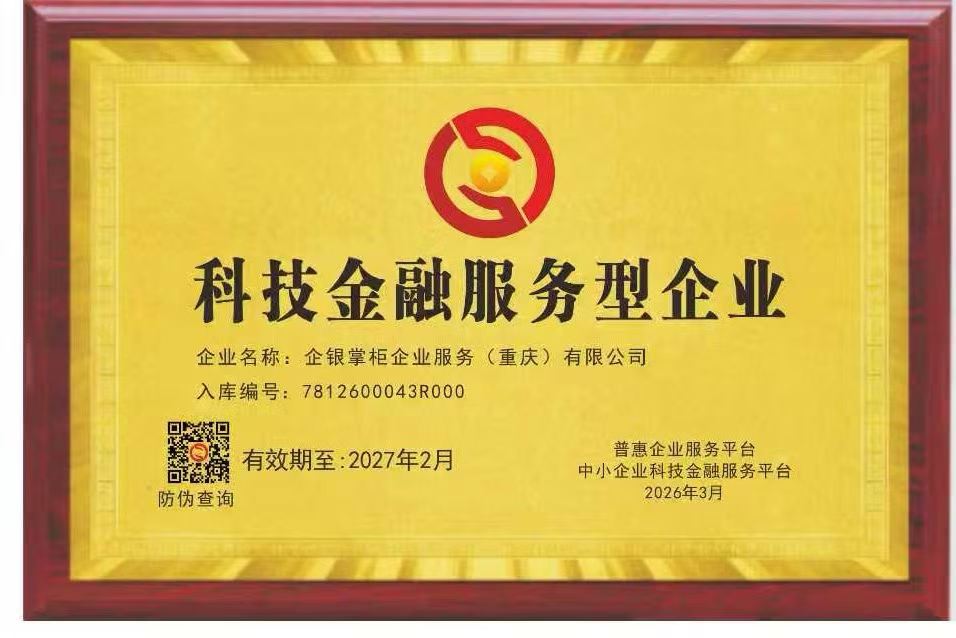 科技金融服务型企业